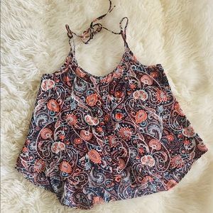 Altar’d State Tie Back Sleeveless Boho Top